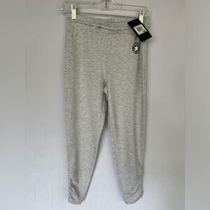 NWT Girls Gray Lightweight Converse Joggers with Ruching Size Large 12-14 Years